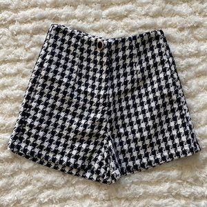 Houndstooth Shorts